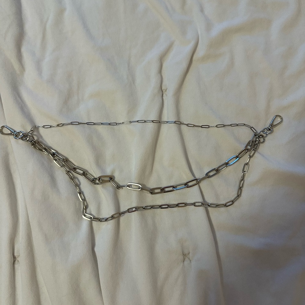 Silver Chain Link Belt